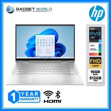 HP Envy 15T x360 Laptop i7-1165G7 11th Gen, 16 GB RAM, 1 TB SSD, 15.6 FHD  Touch, Nvidia MX450 2GB, Tilt Pen, B&O Speakers, USB C, HDMI, Win 11 Pro