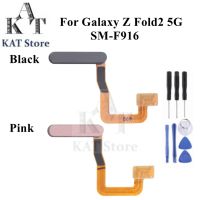 1 Buah Sensor Sidik Jari Flex untuk Samsung Z Lipat 2 Fold2 5G SM-F9160 F916U F916N W21 Bagian Penggantian Kabel Cetak Jari