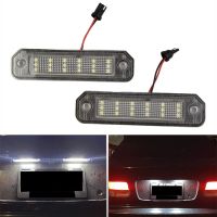 34100S04A01 34100-S04-A01 3528SMD ไฟป้ายทะเบียน LED 2ชิ้นสำหรับ Honda Civic EJ EK EM EK9 EK4เครื่องปรับอากาศรถยนต์92-00ไฟแอลอีดีขาวสว่าง