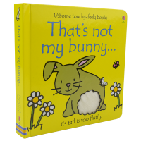 Usborne original English those not my bunny thats not my bunny 0-6 year old childrens tactile cognition interesting touch Book Award winning paperboard Book hardcover English picture book original English book