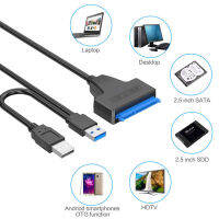 USB 3.0 Ke Kabel Sata Luaran 2.5 Inci HDD SATA Antara Muka Sambungkan Kabel USB 3.1 SATA Kabel Tuk Mac Win แล็ปท็อป PC