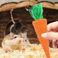 Zecetim 6pcs Pet Pet Rabbit Molars Easter Carrot prop pet pet pet toys toys อุปกรณ์เลี้ยงสัตว์เลี้ยง