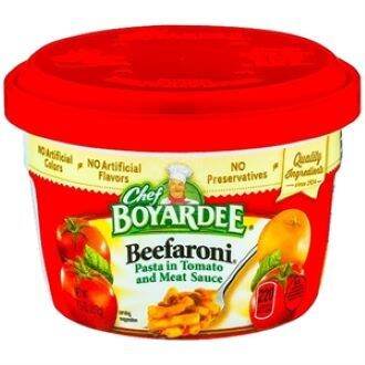 Chef Boyardee Microwavable Beefaroni 212g 