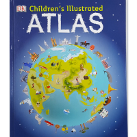 หนังสือปกแข็ง Childrens Illustrated Atlas #sheepbooksheepbook