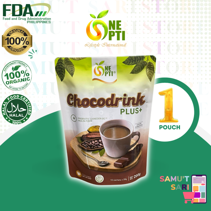 1 Pouch ONE OPTI CHOCODRINK PLUS+ 10sachets 20g 100% Authentic sold by ...