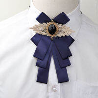 Woman Big Bowtie Fashion Pretty Ribbon Solid Color Butterfly Bowknot Bow Tie Polyester Cravat Pin Lapel Boys Clothing