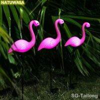 【LZ】☈▪✽  NATUWASA 1PC/3PCS Solar Waterproof Flamingo Lawn Light Garden Pile Paisagem Luz Paisagem Iluminação Outdoor Luz LED Decor