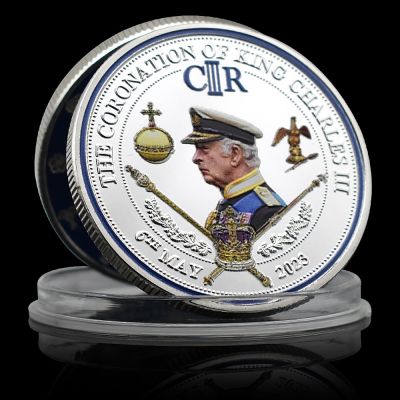 2023 King Charles III Coin The King Of England Coins Collectibles Commemorative Medal In Capsule Festival Gift
