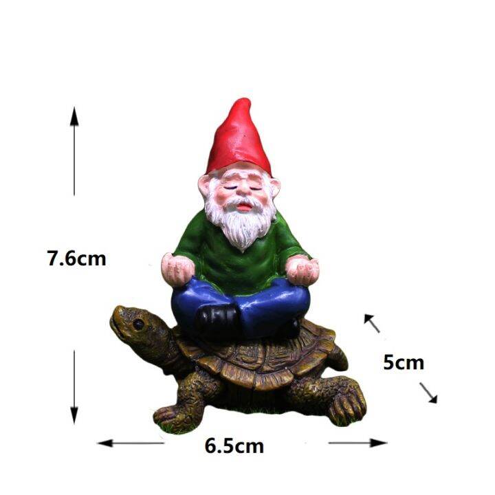 dwarf-miniature-collectible-elf-gnome-garden-decoration-garden-gnome-decoration-micro-landscape-elf-figurine-zen-turtle-figurine