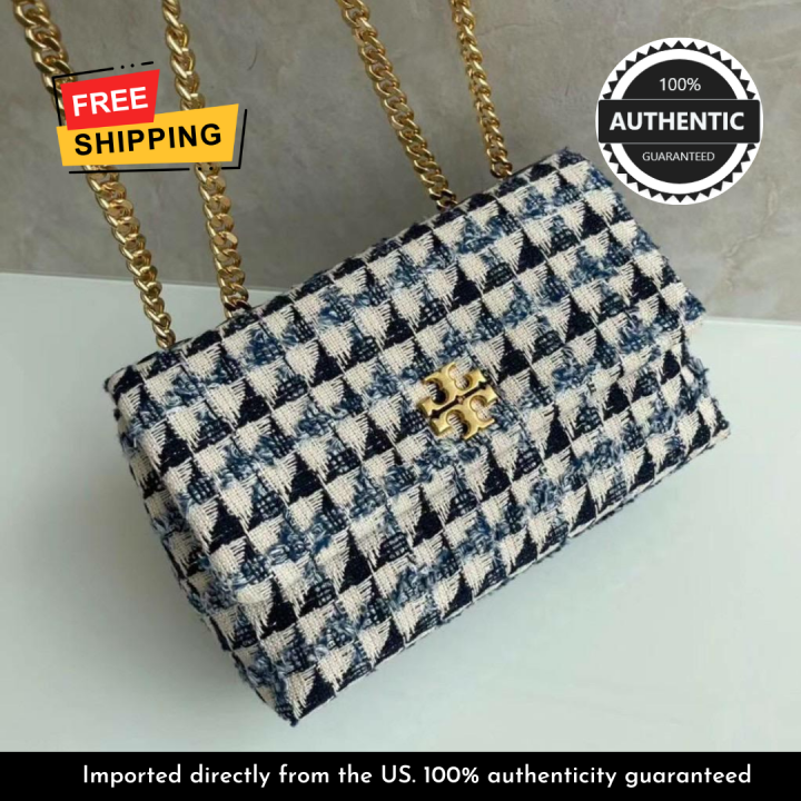 PRE-ORDER](PM me)100% Original US Import Tory Burch Kira Chevron Tweed  Small Convertible Shoulder Bag Imported from US Women Handbag Casual High  Class High Tea Premium Quality (ETA: 2021-09-18) | Lazada