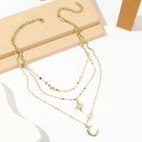 【YP】 European and Cross-border Items Jewelry Wholesale Section Exquisite Pendant Advanced Multi-layer Necklace Female Accessories