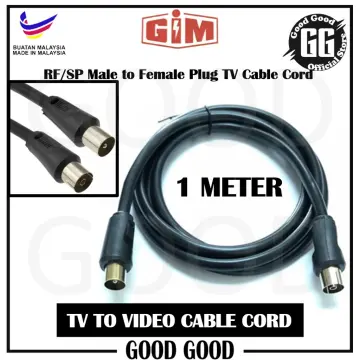 5M 3M 1.5M RF RG6 Quad Shield CL2 Coaxial Antenna Satellite Cable with TV  90 Degree Right Angel Male to Straight Male Connector