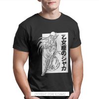 Saint Seiya Manga Cartoon Shaka No Men T Shirt Anime Graphic 100% Cotton Tees Harajuku Tshirt