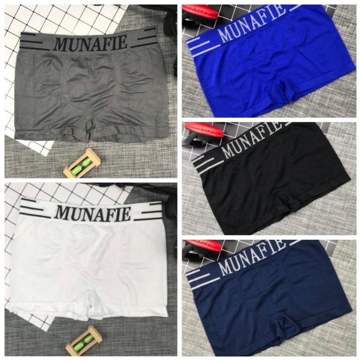 กางเกงในชาย-boxer-บ๊อกเซอร์-munafie-ของแท้-แบรนด์ญี่ปุ่น-ผ้านิ่ม-ยืดหยุ่นสูง-ใส่ซองทุกตัว