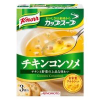 อาหารญี่ปุ่น Japan?( X 1) Ajinomoto Knorr Cream Soup ซุปกึ่งสำเร็จรูป ตราคนอร์ ซุปญี่ปุ่น ซุปผง 1กล่อง บรรจุ3ซองChickenConsomme08/22