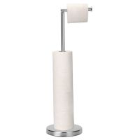 Toilet Paper Holder, Free Standing Toilet Paper Holder Stand with Reserve for 4 Spare Rolls, Sturdy Base