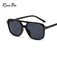 RUOBO Oversize Rectangle Shade Sunglasses For Men Womem 39;s Double Bridge Brand Design Tom Driving Sun Glassses UV400 Gafas De Sol