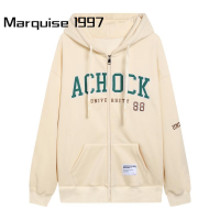 Marquise1997 เสื้อฮู้ด เสื้อแขนยาวอบอุ่น หลวมและสบาย ทันสมัย ชิค ทันสมัย น่ารัก WWY2391I11 42Z231021