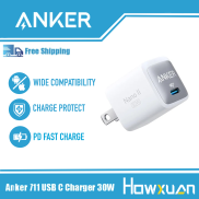 Anker Nano II 30W Fast Charger Adapter, USB C Charger