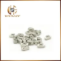 100pcs 45-M4 hammer nut M4 block t slot nuts 4545 aluminum profile extrusion Slot 10mm Hand Tool Parts Accessories