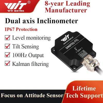 WitMotion SINDT01 Single-axis AHRS Modbus 2-Axis Angle(X-axis 0.1°Accuracy)SINDT02 Dual-axis (XY 0.1°Accuracy) IP67 Waterproof