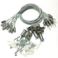 T4 T5 T8 Stents Lamp Wire Rope escopic Parts 1M 2M 3M Steel Wire for Lamps and Lanterns Panel Lighting Bearing