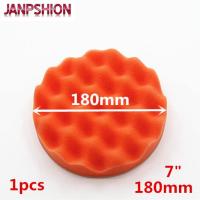 JANPSHION 180mm 7 Gross Polishing Buffing Pad wave sponge Car Polisher Buffer pads Clean waxing Auto paint maintenance care