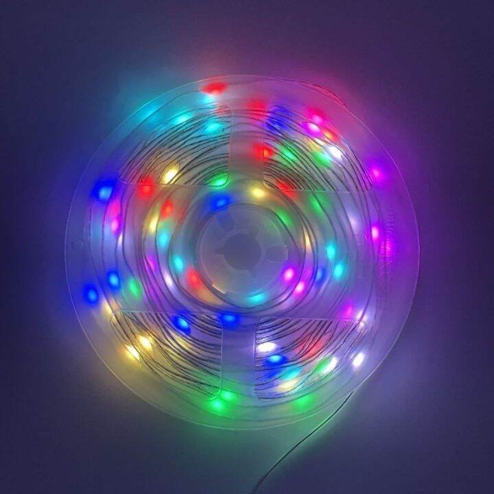 led-strip-ไฟเส้น-rgb-ไฟประดับ-ftee78-ไฟ-4040-ควบคุมด้วยมือถือ-เชื่อมต่อมือถือและรีโมท-หัวusb-ขนาด-10m-สำหรับตกแต่งบ้าน-ตกแต่งห้องปาร์ตี้-ไฟลวดตกแต่ง