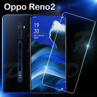 ฟิล์มกระจก นิรภัย ไม่เต็มจอ / เต็มจอ กาวเต็มแผ่น ออปโป้ รีโน่2 Tempered Glass Screen Protector For OPPO Reno2 (6.43")