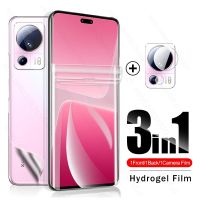 3To1 Camera Glass Back Screen Protector Hydrogel Film For Xiaomi Mi13 Xiomi Xaomi Mi 13 Lite 13Lite Light Pro Not Tempered Glass