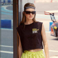 Wakingbee WB Crop Tee (New Money) เสื้อคร้อป ทรงสวย มีสกรีน ผ้านุ่ม ใส่สบาย