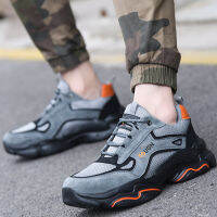 2021 Indestructible Sneakers Male Work Shoes Fashion Safety Shoes Men Anti-smash Anti-puncture Work Boots Men Industrial Shoes