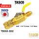 TASCO Black TB-650-B22 ข้อต่อทองเหลือง เกลียว  SAE  1/4