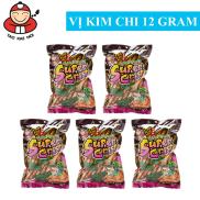 COMBO 5 GÓI SNACK RONG BIỂN TAO KAE NOI SUPER CRISP VỊ KIM CHI 12 GRAM