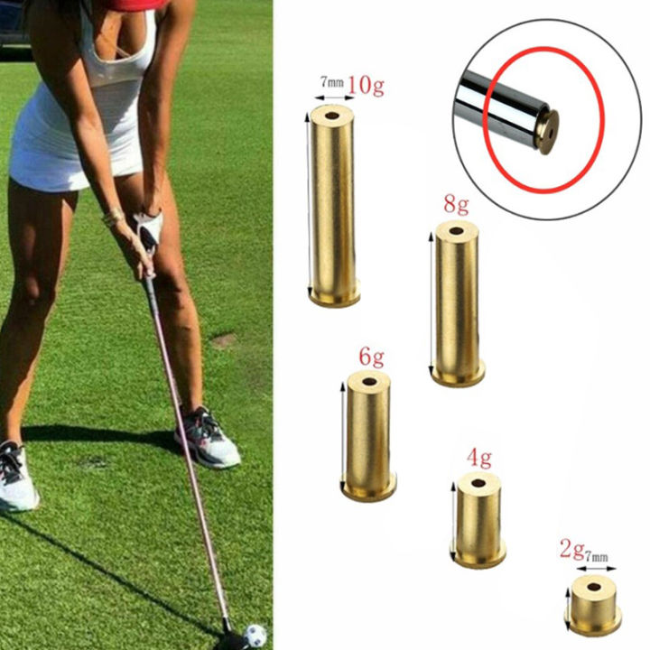 laogeliang-กอล์ฟคลับทองเหลืองเพลาปลายสวิงน้ำหนักสำหรับปรับ-golf-club-component-accessory