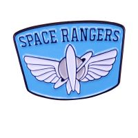 C4101 Space Ranger Friend Spaceship Enamel Brooch Pin Brooches Lapel Pins Badge Denim Jacket Jewelry Accessories Fashion Brooches Pins