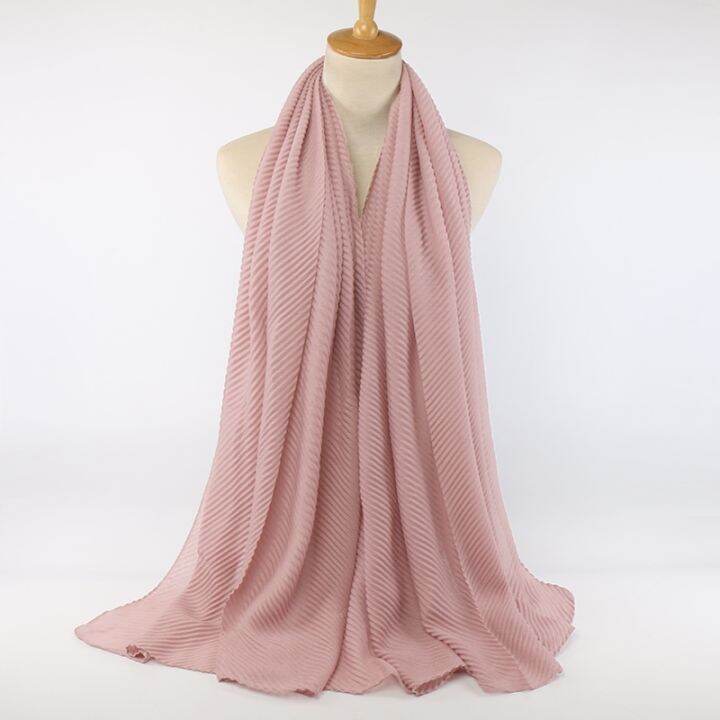 cw-large-size-scarf-pleated-crinkle-women-39-s-hijab-muslim-wrap-wrinkle-shawl-scarves-plain