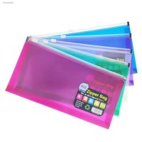 ☒ 5PCS Zipper Plastic Envelopes 5 x 10inch Assorted Colors Envelopes Folder for Receipts Coupons Bills Cash Money Pencil Stickers