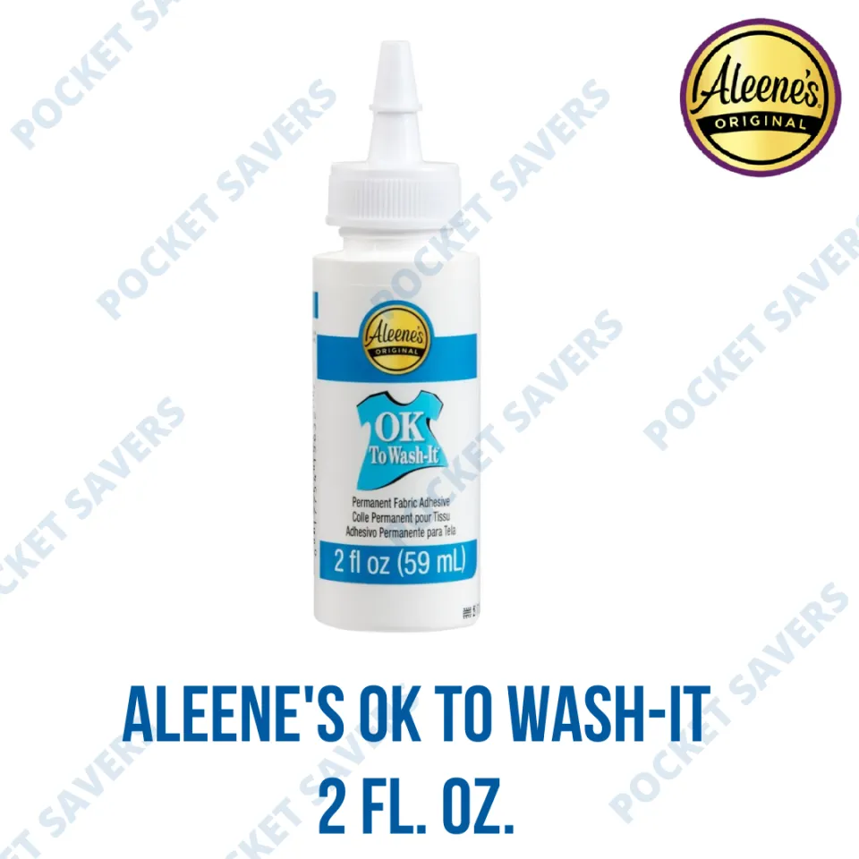 Aleene's OK To Wash-It Fabric Glue 2 oz