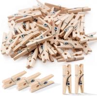 25/35/45 MM Small Size Natural Wooden Clips Clothes Photo Clips Paper Clothespin Craft Decor Clip Photo Clips Pegs Clips Pins Tacks