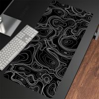 【jw】◕  Topographic Map Mousepads 400x900 Large Mousepad Office Rubber Company Desk Design