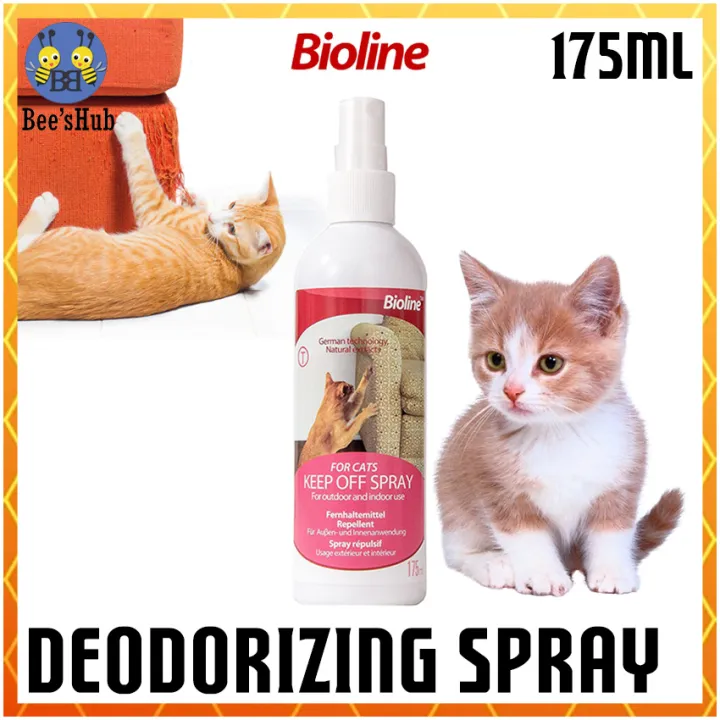 BIOLINE Keep Off Spray Deodorizer for Unpleasant Smell for Cats 175ml ...