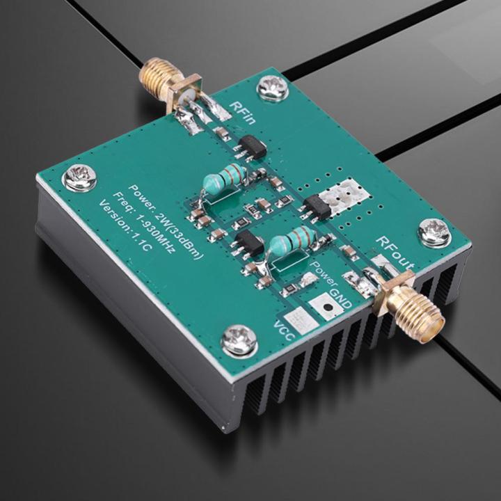 1-930mhz-2-0w-ความถี่วิทยุแบบบรอดแบนด์เครื่องขยายสัญญาณ300-400ma-เครื่องขยายเสียงบรอดแบนด์แอมพลิฟายเออร์ไวด์แบนด์อาร์เอฟ