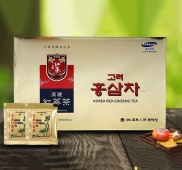 TRÀ HỒNG SÂM HÀN QUỐC KOREA RED GINSENG TEA - TRÀ HỘP VÀNG - QUÀ TẶNG