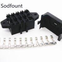 Double Row 9 Loop Road Medium Auto Relay Fuse Box with 18pcs Terminals BX2091-1 Car Insurance Holder for cars electric cars