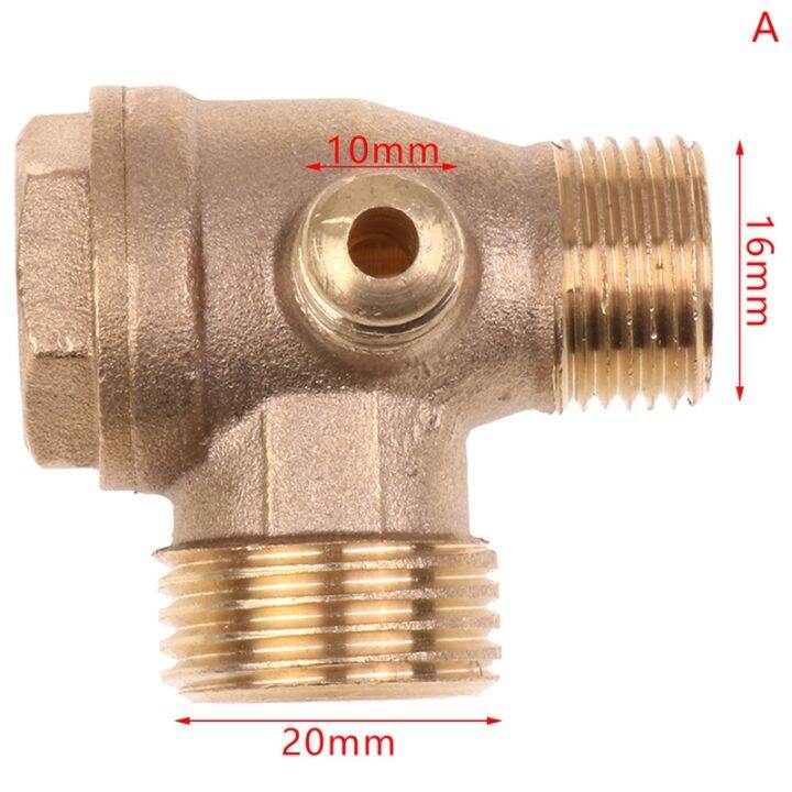 3port-check-valve-brass-male-thread-check-valve-connector-tool-for-air-compressor-connector-joint-adapter