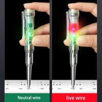 [EnidJuli] ปากกาตรวจจับแรงดันไฟฟ้าทดสอบไขควงเครื่องมืออัจฉริยะ70V-250V HRA โลหะผสมไทเทเนียมชิ้นส่วนอิเล็กทรอนิกส์บ้านช่างไฟฟ้า LED Probe ไฟแสดงสถานะ