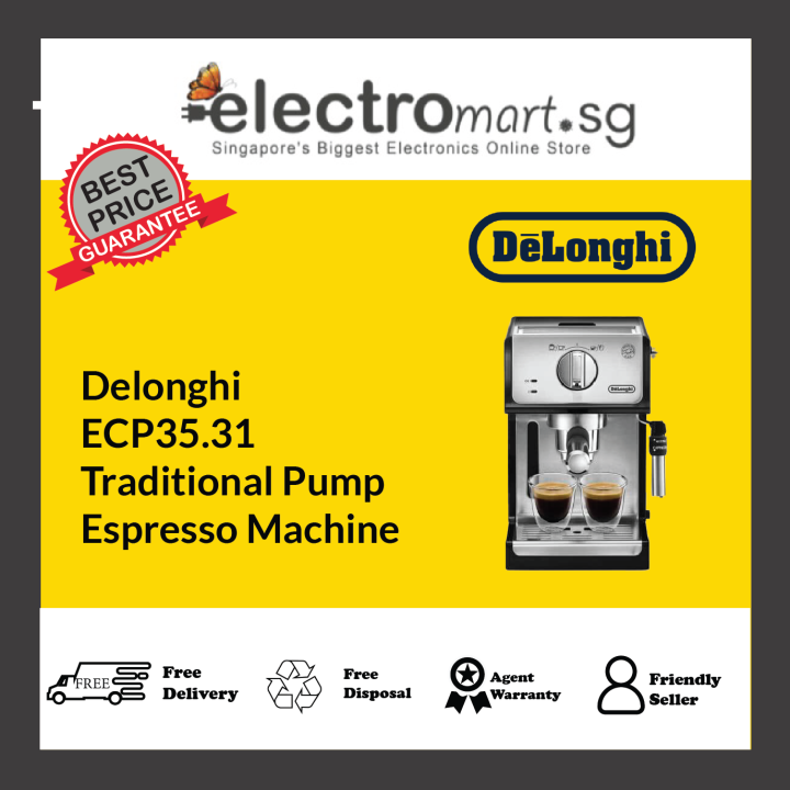 Delonghi ECP35.31 Traditional Pump Espresso Machine Lazada Singapore