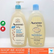 Sữa tắm gội yến mạch Aveeno Baby Wash & Shampoo 532ml