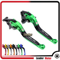 For KAWASAKI Versys 650 Versys650 2009-2014 Motorcycle Accessories Folding Extendable Brake Clutch Levers LOGO Versys